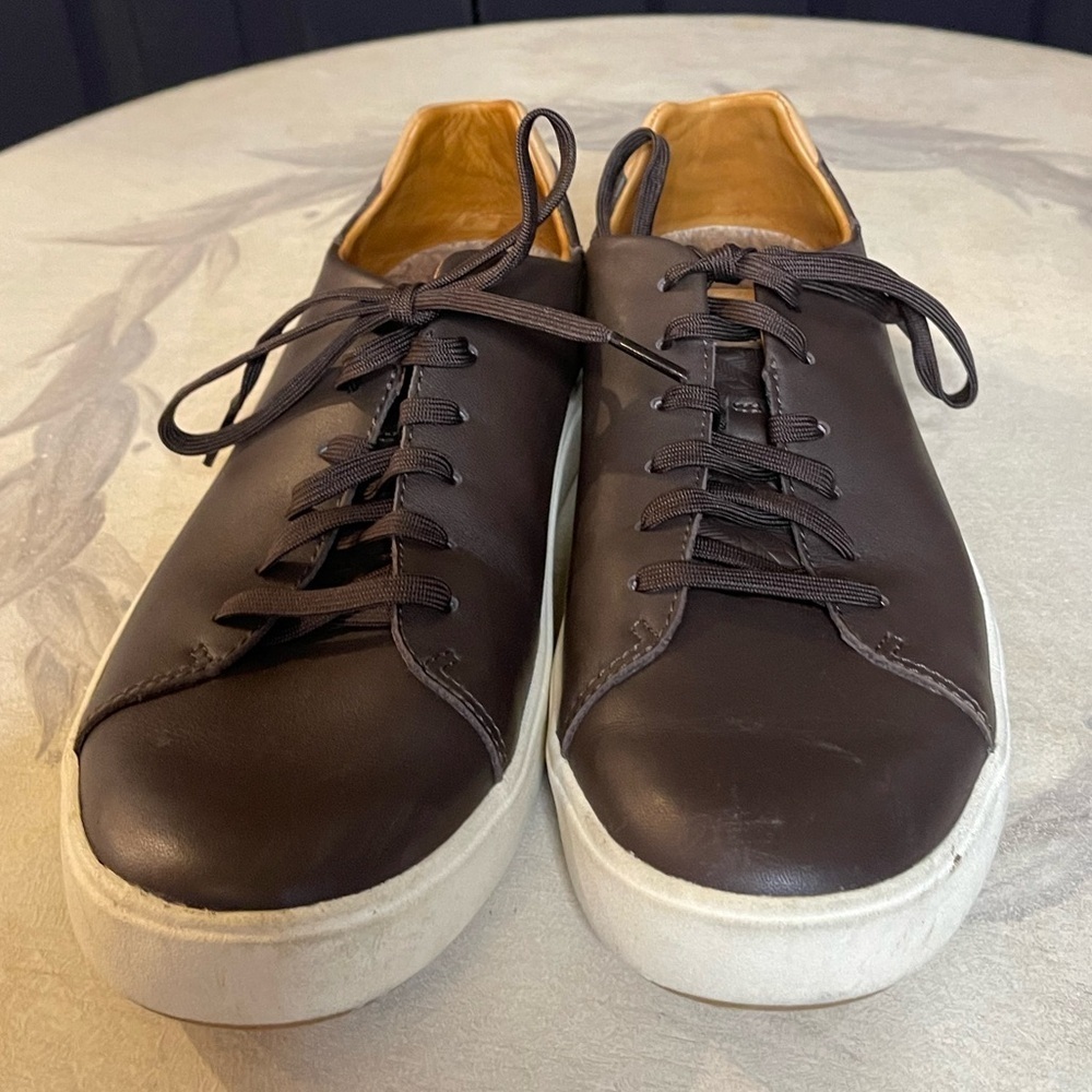Olukai Lae’ahi Li ‘I’ll Waterproof Brown Leather Sneakers Size Men’s 8